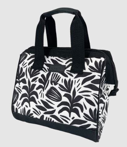 Sachi 'style 34' Insulated Lunch Bag - Monochrome Blooms Lunchbox The Cooks Kitchen 