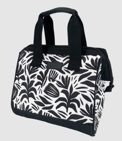 Sachi 'style 34' Insulated Lunch Bag - Monochrome Blooms