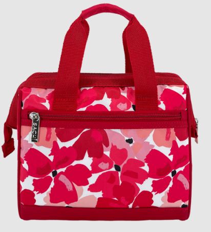 Sachi 'style 34' Insulated Lunch Bag - Red Poppies