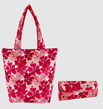 Sachi Insulated Market Tote - Red Poppies