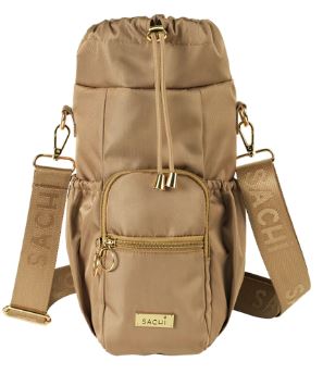 Sachi Crossbody Insulated Bottle Bag - Latte