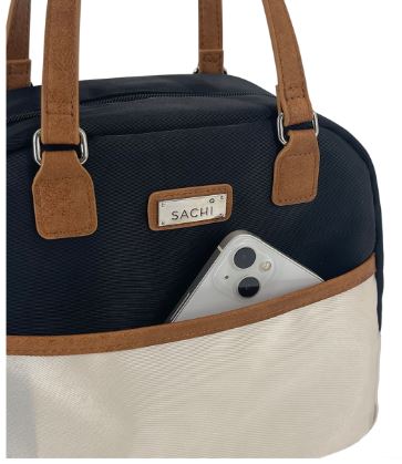 Sachi "style 237" Insulated Cali Lunch Bag - Black/cream