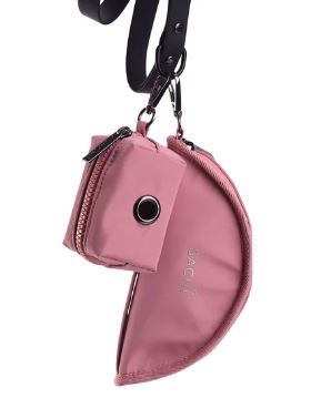 Sachi Pupbowl Portable Folding Dog Bowl - Blush