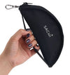 Sachi Pupbowl Portable Folding Dog Bowl - Black