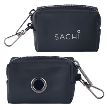 Sachi Puppack Portable Waste Bag Holder - Black