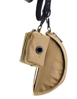 Sachi Puppack Portable Waste Bag Holder - Latte