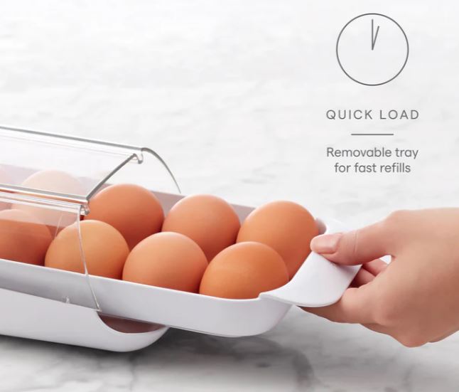 Youcopia Fridgeview Rolling Egg Holder