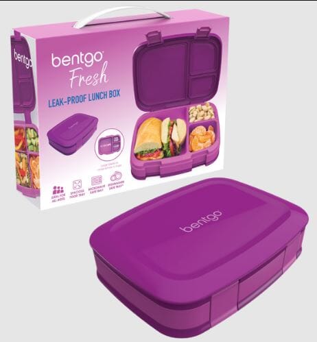 Bentgo Fresh Leak Proof Bento Lunch Box - Purple Lunch Boxes The Cooks Kitchen 