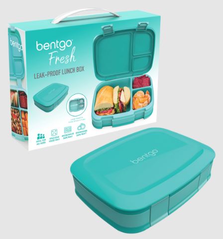 Bentgo Fresh Leak Proof Bento Lunch Box - Aqua