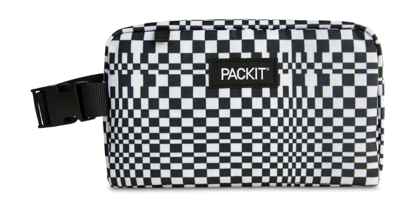 Packit Freezable Snack Box Rect 23cm Checked Out