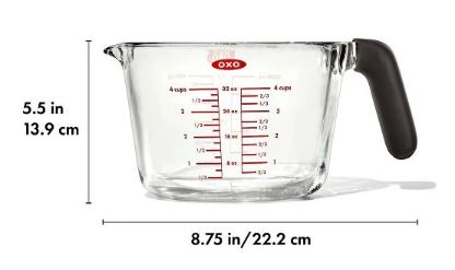 Oxo Good Grips Glass Measuring Cup - 4 Cup / 1l