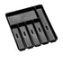 Madesmart 6 Compartment Cutlery Tray - Carbon