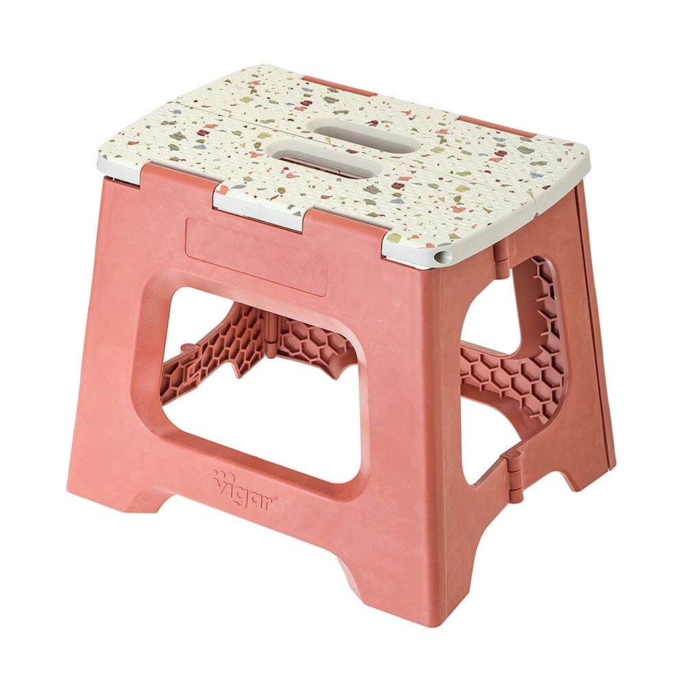 Vigar Compact Terrazzo On Top Foldable 32cm Stool Miscellaneous The Cooks Kitchen Mandurah 