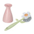 Vigar Florganic Dish Brush With Pink Vase Cleaning Equipment The Cooks Kitchen Mandurah 