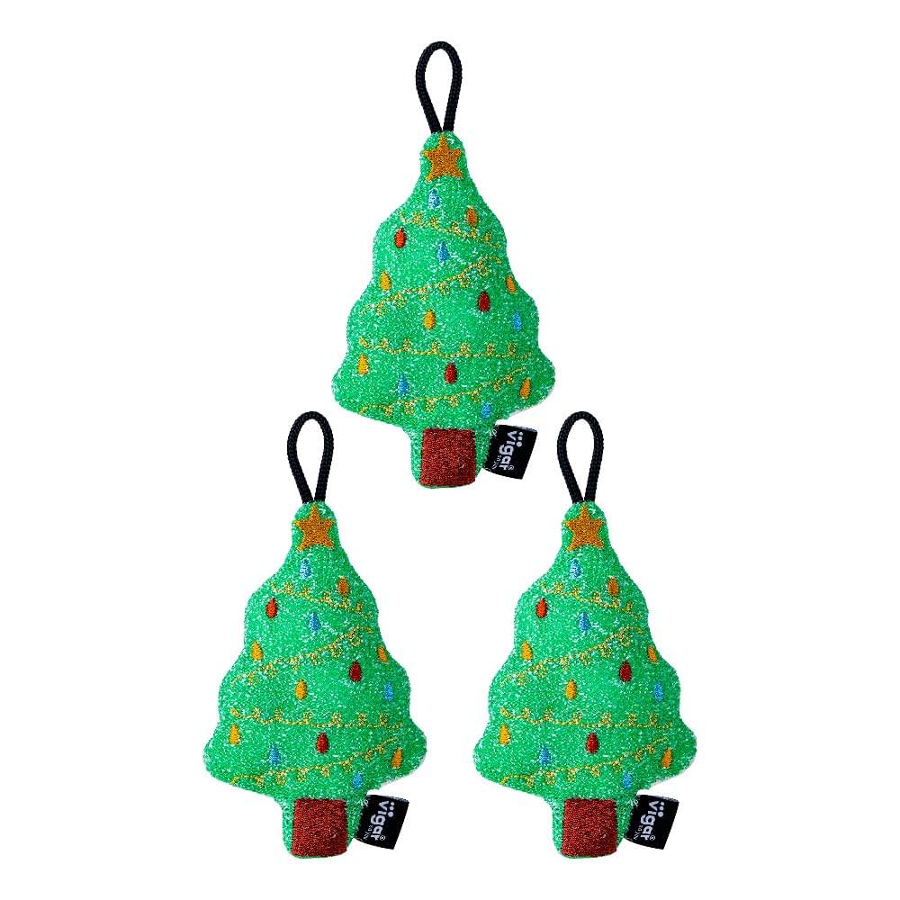 Vigar Christmas Tree Scrubber Sponge Pack - 3pk