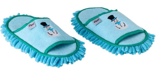 Vigar Frosty The Snowman Microfibre Cleaning Slippers