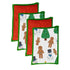 Vigar Christmas Tree Microfibre Sponge Pack - 4 Pk