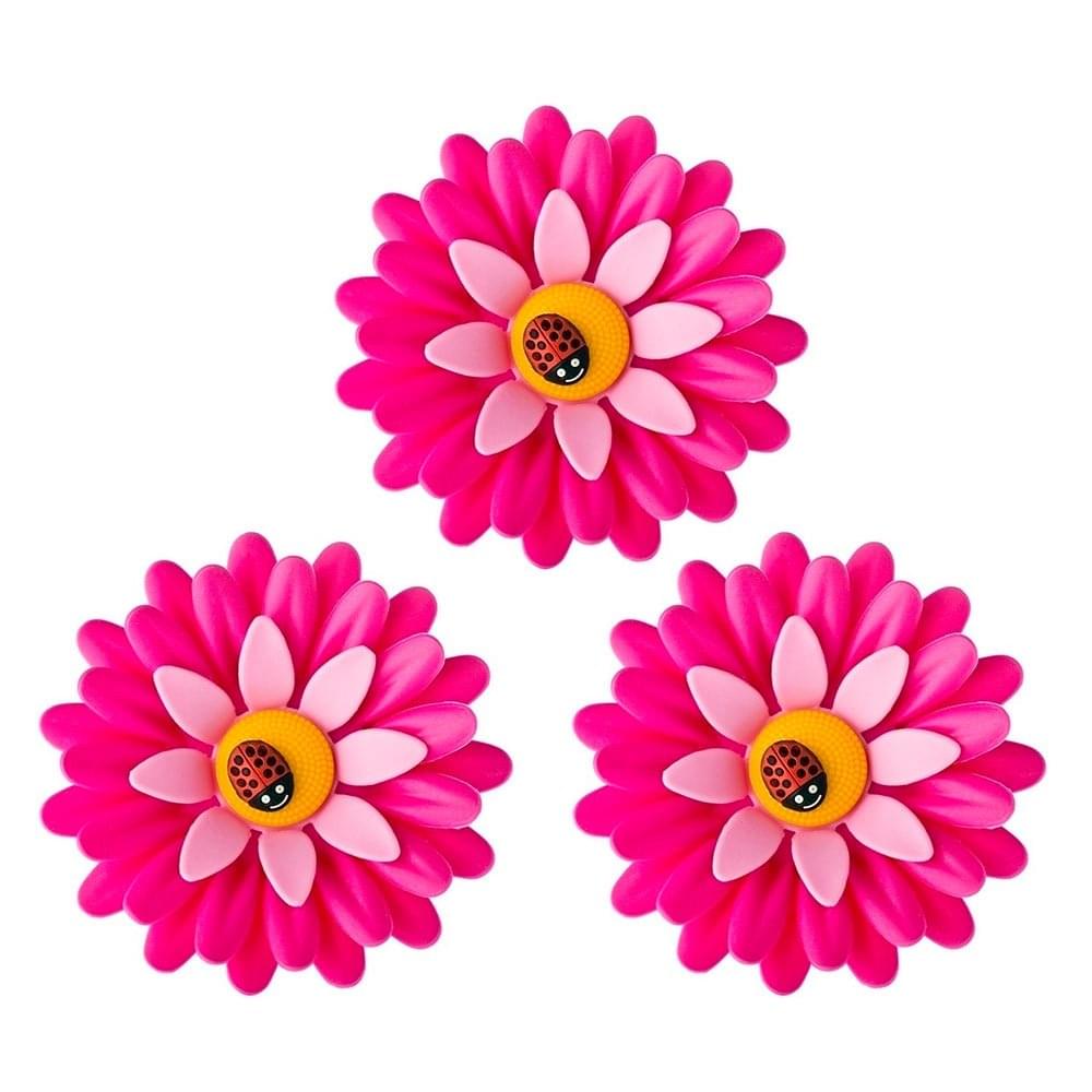 Vigar Flower Power Pink Magnet 3pck