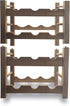 Bamboo Wine Rack - Stackable (holds 6) Wine Accessories The Cooks Kitchen 