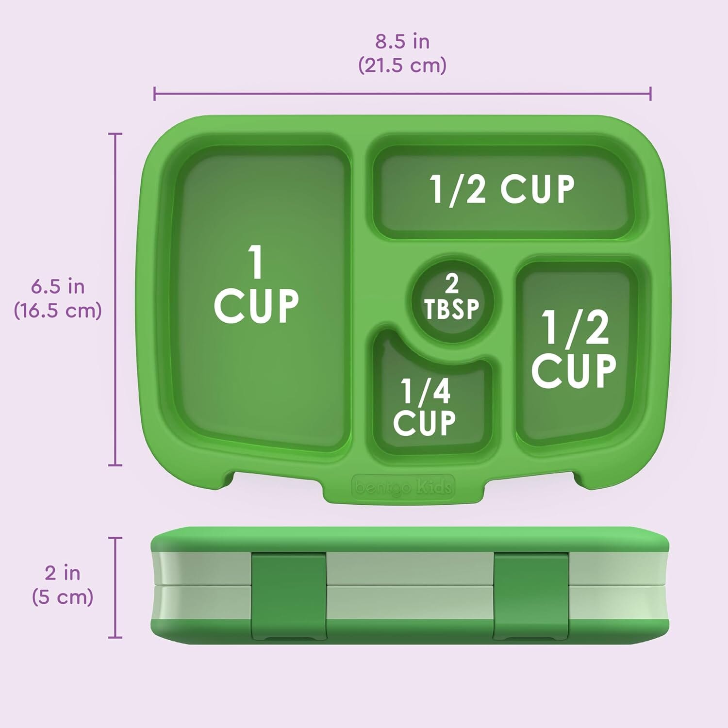 Bentgo Kid's Leak-proof Bento Lunch Box - Green Lunchbox The Cooks Kitchen 