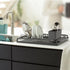 Brabantia Dish Drying Rack - Dark Grey - Bonus Cleaning Pads Dish Racks & Drainers The Cooks Kitchen 