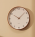 Karlsson Acento Wall Clock White & Walnut