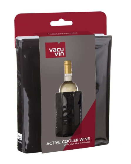 Vacu Vin Rapid Ice Wine Cooler - Black