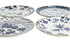 Tokyo Deisign Studio Flora Japonica Mixed Plate Giftset 4 Piece 20cm In Multi