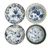 Tokyo Design Studio Flora Japonica Mixed Tayo Bowl Giftset 4 Piece In Multi