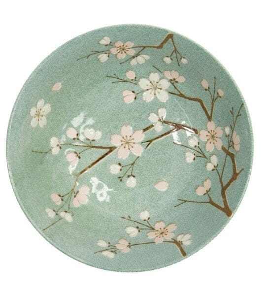 Tokyo Design Studio Fujisakura Ramen Bowl 21cm Green Bowls The Cooks Kitchen 