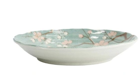 Tokyo Design Studio Fujisakura Plate 22cm Green Entree Plates The Cooks Kitchen 