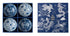Tokyo Design Studio Sakura Bowl Set 4pc 15cm - Blue