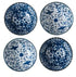 Tokyo Design Studio Sakura Bowl Set 4pc 15cm - Blue