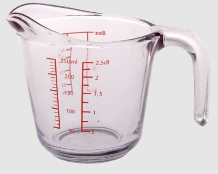 Kitchen Classics Glass Measure Jug - 1 Cup/250ml Measuring Bowls & Jugs The Cooks Kitchen 