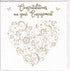 Card - Engagement Embossed Heart