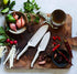 Furi Pro East/west Santoku And Diamond Finger Sharpener 3pc