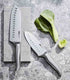 Furi Pro East/west Santoku And Diamond Finger Sharpener 3pc