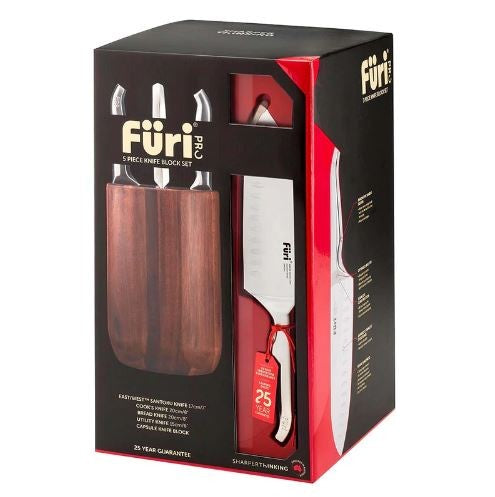 Furi Pro Capsule Knife Block Set 5 Piece