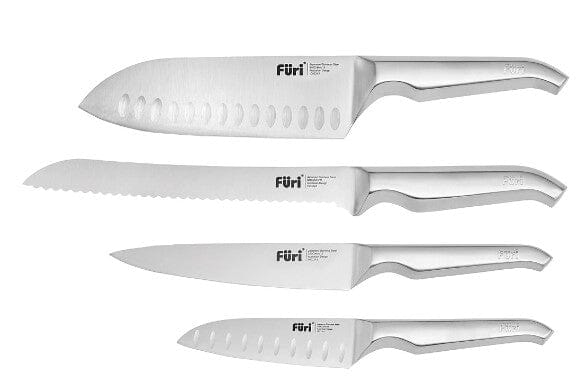 Furi Stone Knife Block Set 5pc Azure Terrazzo Knife Sets The Cooks Kitchen 