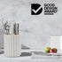 Furi Radial Stone Block 5pc Set - Snow Terrazzo