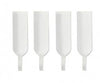 Furi Magnetic Wall Rack Hooks 4pk - White