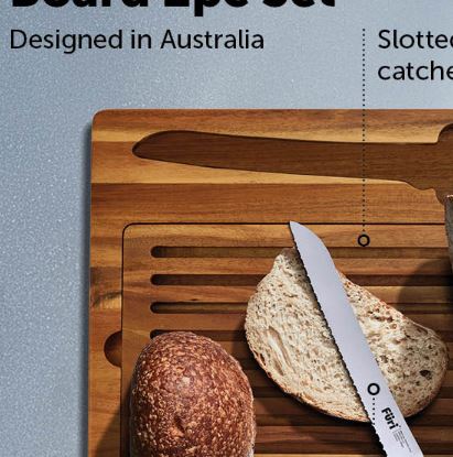 Furi Bread Knife & Board Set