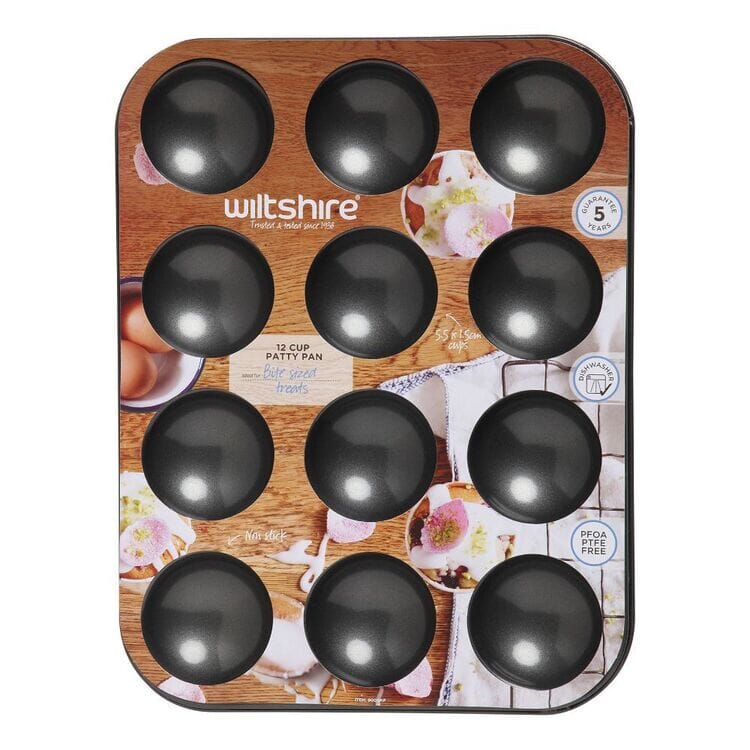 Wiltshire 12 Cup Patty Pan Baking Tins, Trays, Pans & Ramekins The Cooks Kitchen 