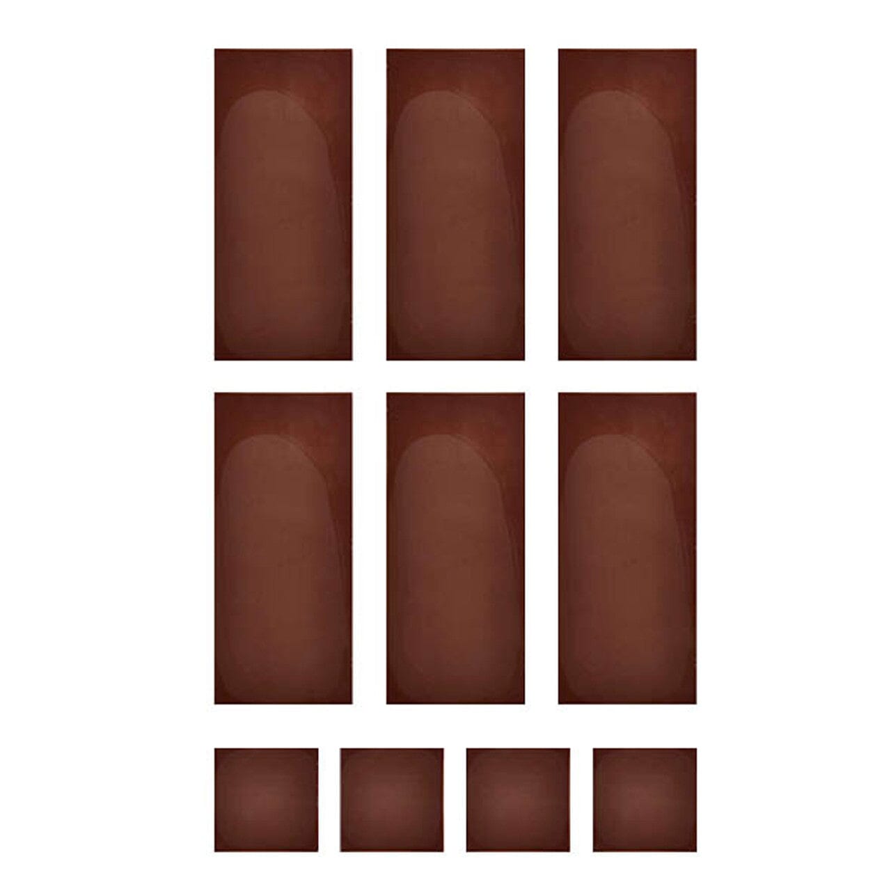 Roberts Chocolate Template Rectangle & Square