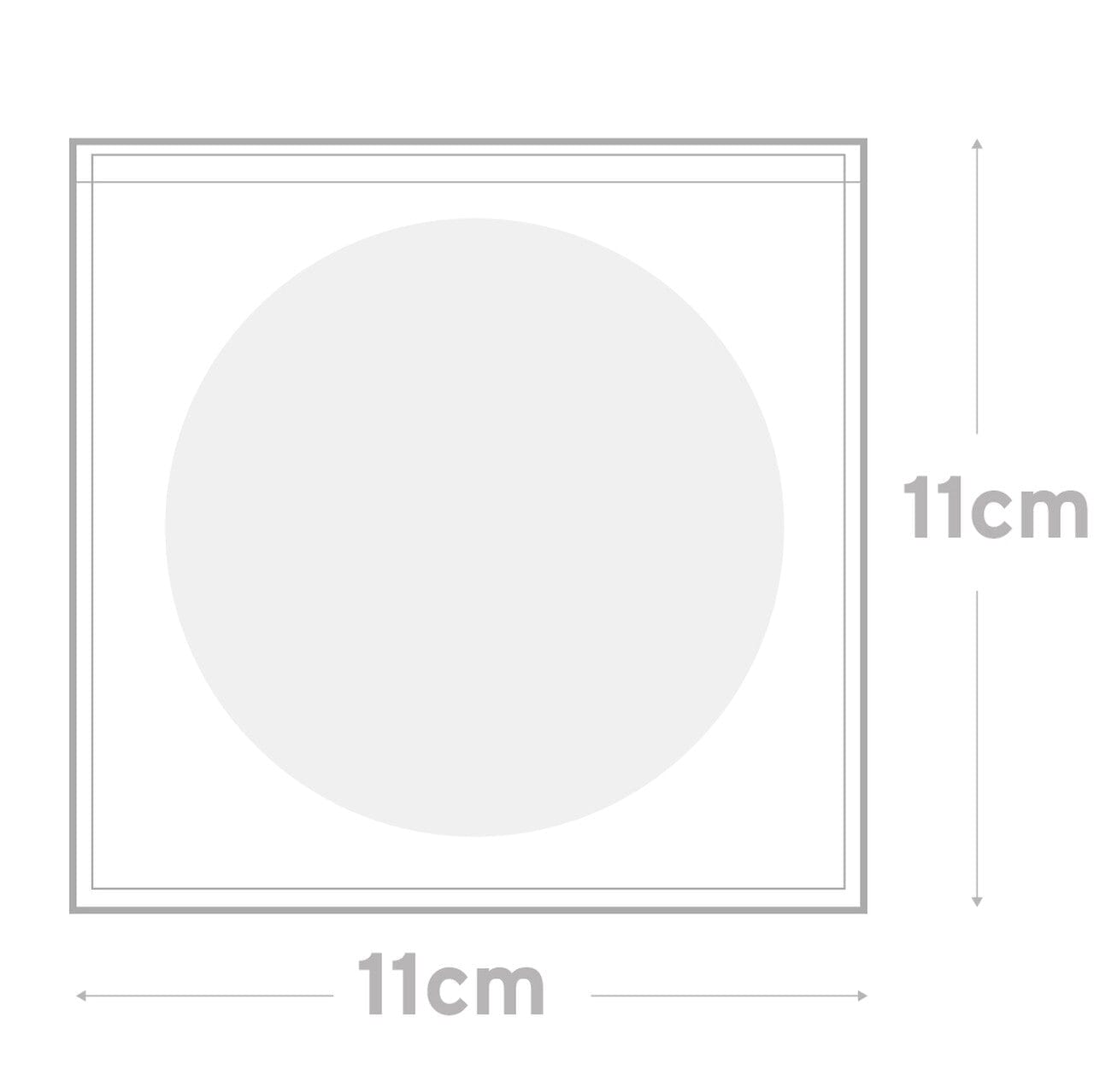 Peel & Seal Bag Pkt 25 - 11 X 11 Cm (c Bag) Gift Bags & Cookie Bags The Cooks Kitchen Mandurah 