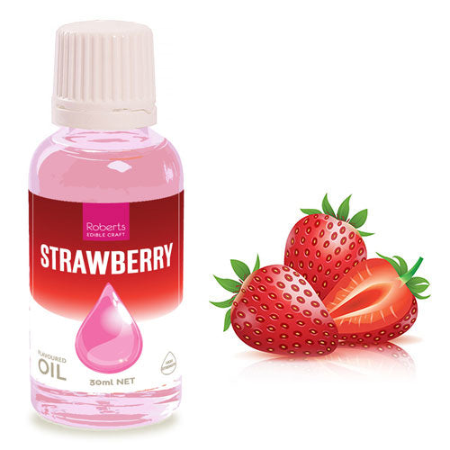 Roberts Edible Craft - Flavoured Oil - Strawberry 30mll