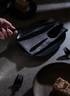 Splayd Black Cake Knife & Cake Server Set 2 Piece