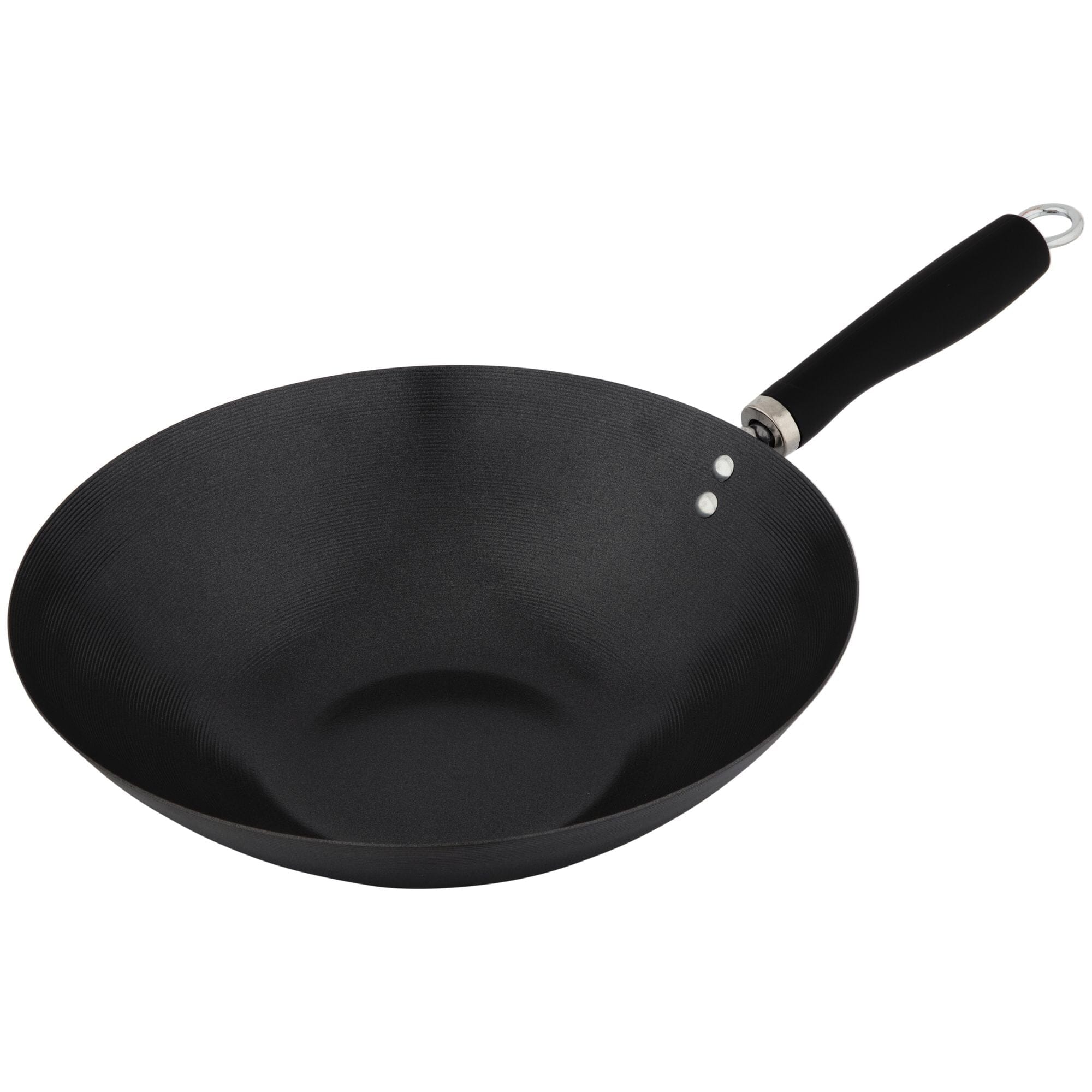 Non-stick Stir Fry Wok Black Handle 30cm Woks & Stirfrys The Cooks Kitchen Mandurah 