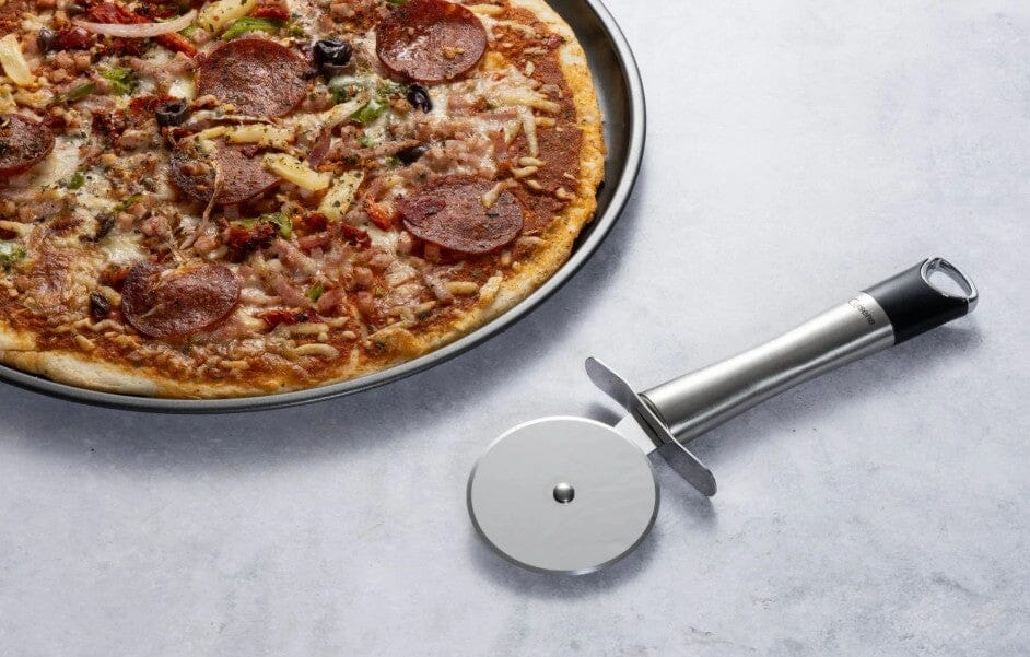 Cuisena Stainless Steel Pizza Cutter Pizza Cutters The Cooks Kitchen 
