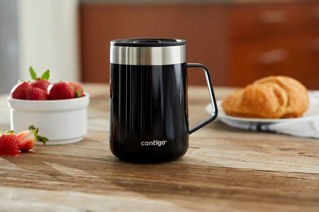 Contigo Streeterville Mug - Licorice 414ml Mugs - Cups & Saucers The Cooks Kitchen Mandurah 